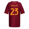 Damen Fußballbekleidung AS Roma Gianluca Mancini #23 Heimtrikot 2025-26 Kurzarm